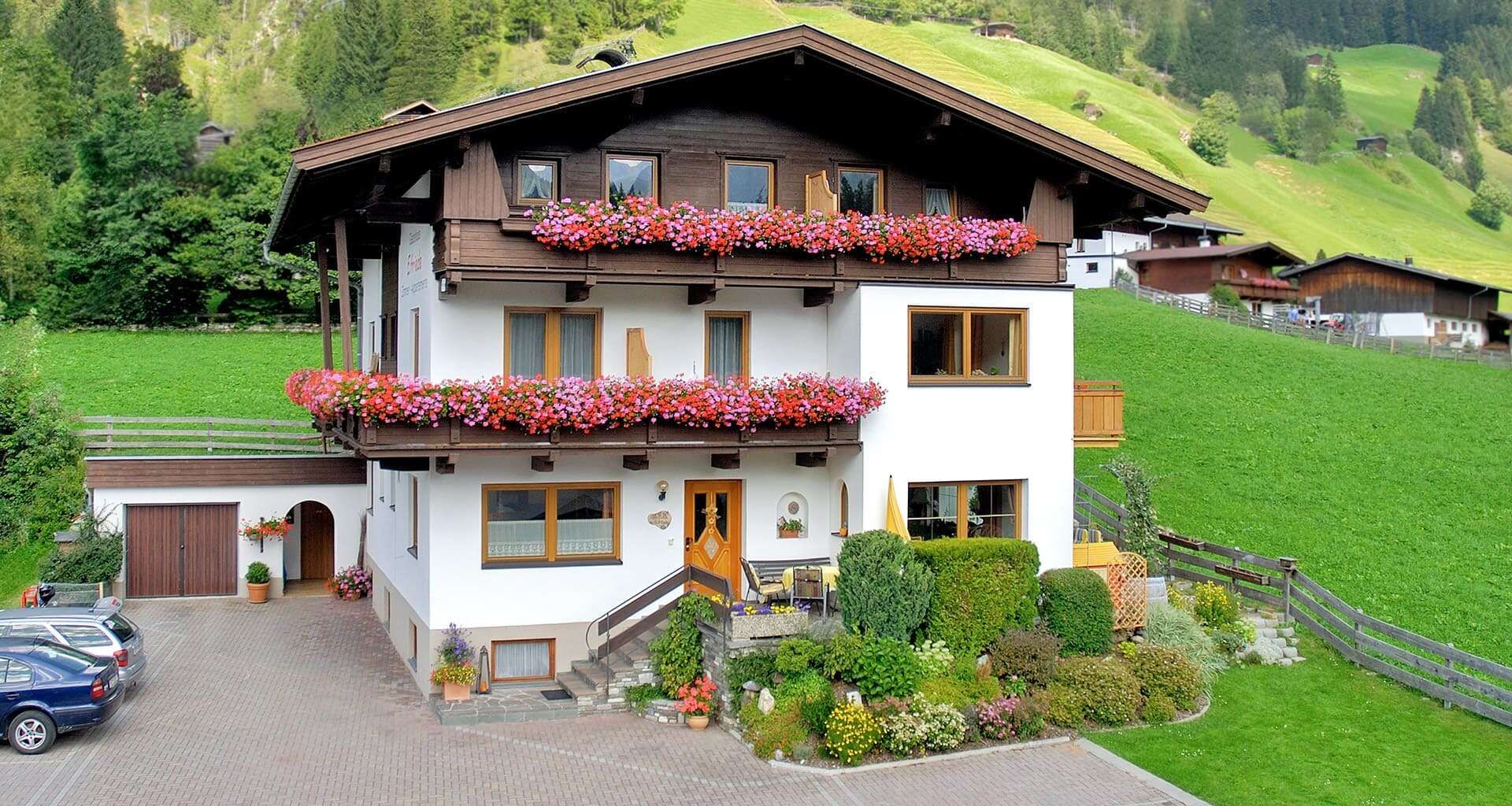 Gästehaus Elfriede Gerlos Tirol Sommer